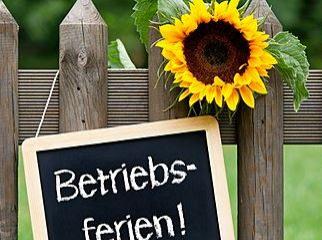 Betriebsferien Sommer