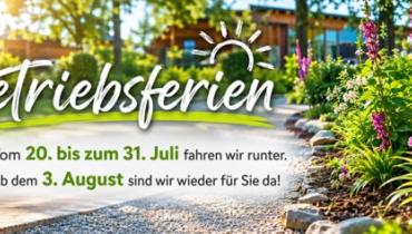Betriebsferien Sommer
