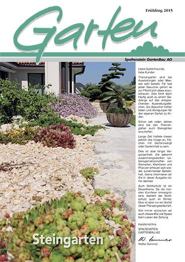 Die Gartenzeitung Frühling 2015