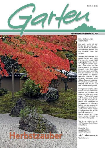Die Gartenzeitung Herbst 2010