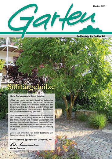 Die Gartenzeitung Herbst 2015