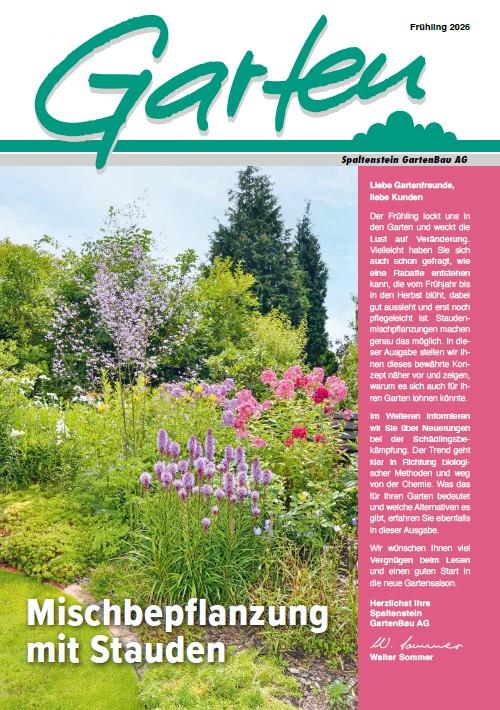 Gartenzeitung Frühling 2026